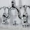 Kingston Brass Bridge Bathroom Faucet with Brass Pop-Up, Polished Chrome KS7971TX - alternate 4